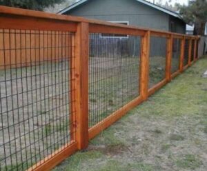 chicken wire garden fence